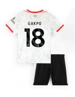 Liverpool Cody Gakpo #18 Kolmaspaita Lasten 2024-25 Lyhythihainen (+ shortsit)